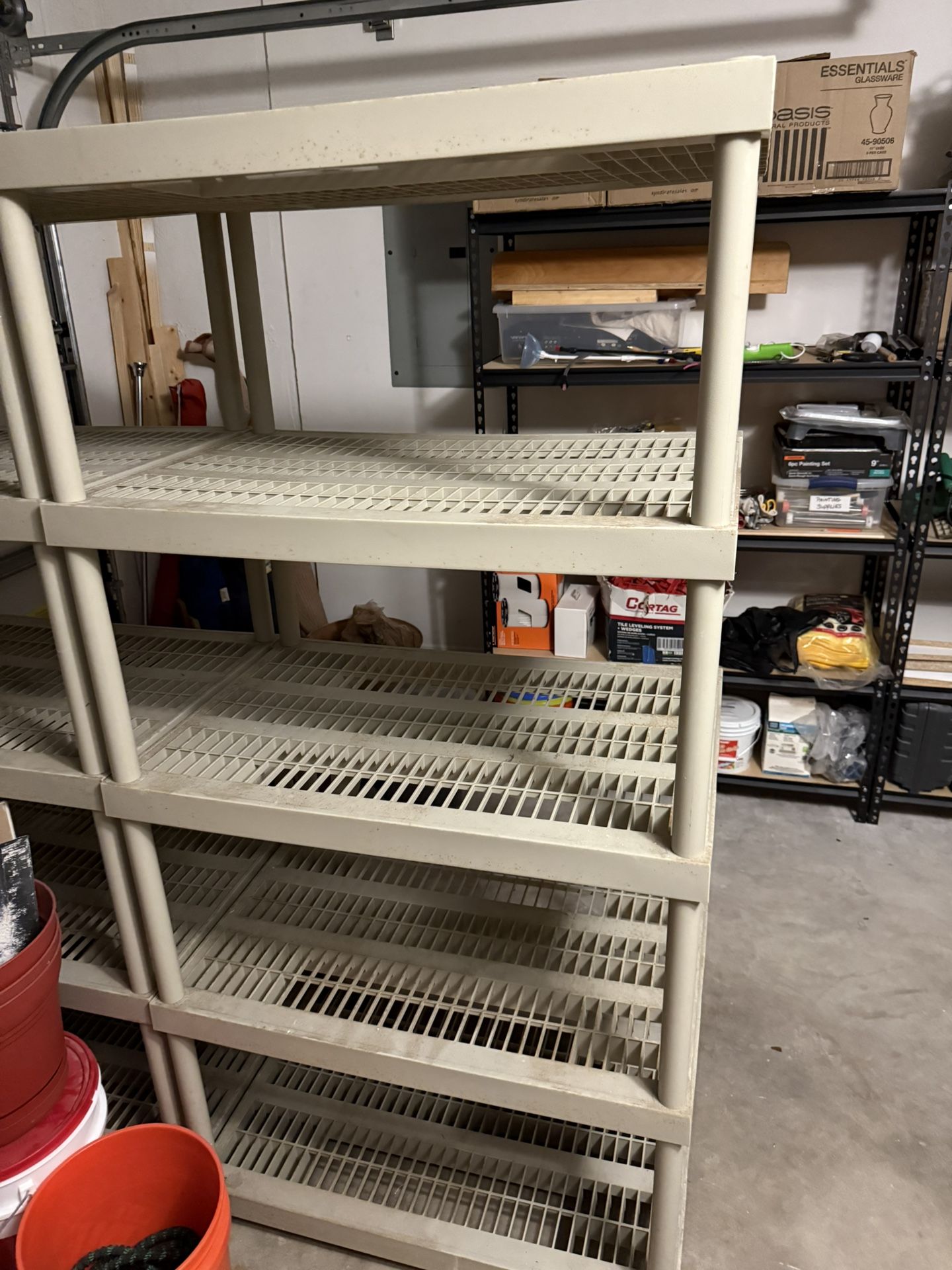 Heavy Duty Plastic Storage Shelf