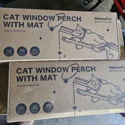 Cat Window Perch With Mat