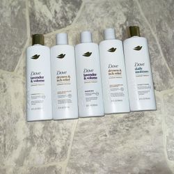 Dove Shampoos And Conditioners