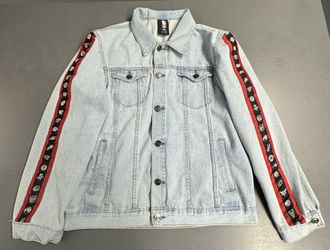 Men’s NBA Basketball Light Denim Jean Jacket