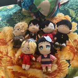 Anime Plushies, Haikyuu, Demon slayer, Mob Psycho, And My Hero Acedemia