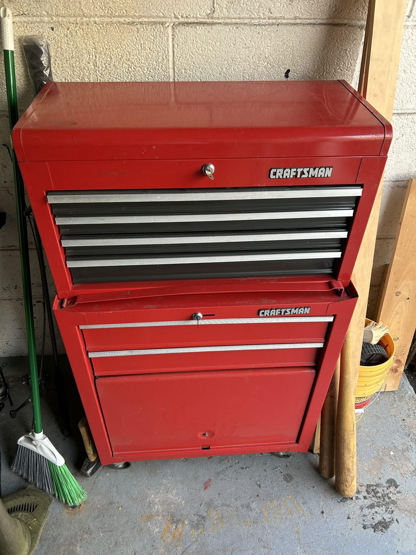 Large Craftman Toolbox & Tools