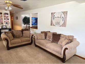 Sofa and Loveseat