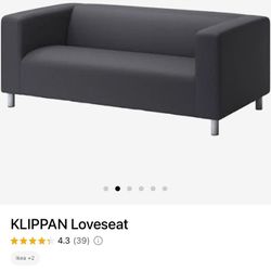 2 IKEA Klippan loveseats for sale