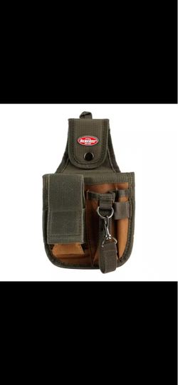 Bucket Boss Tool Belt Pouch 6 inch 5 Pocket