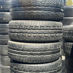 SET OF TIRES 235 55 18 BF GOODRICH 85% LIFE