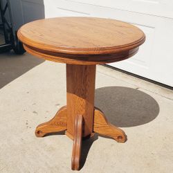 Vintage Wood Side Table 
