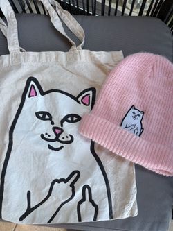 Rare RipnDip Beanie And Bag
