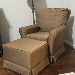 Swivel Glide Chair And Ottoman