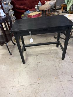 Child's Desk Painted Black $50