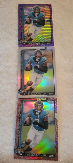 Brian Thomas Jr. Topps Chrome Refractor Card Lot