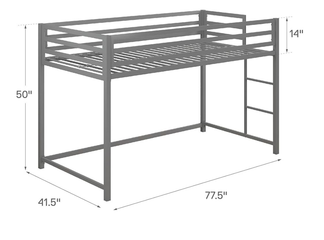 Twin Bed Frame (mattress Not Included)