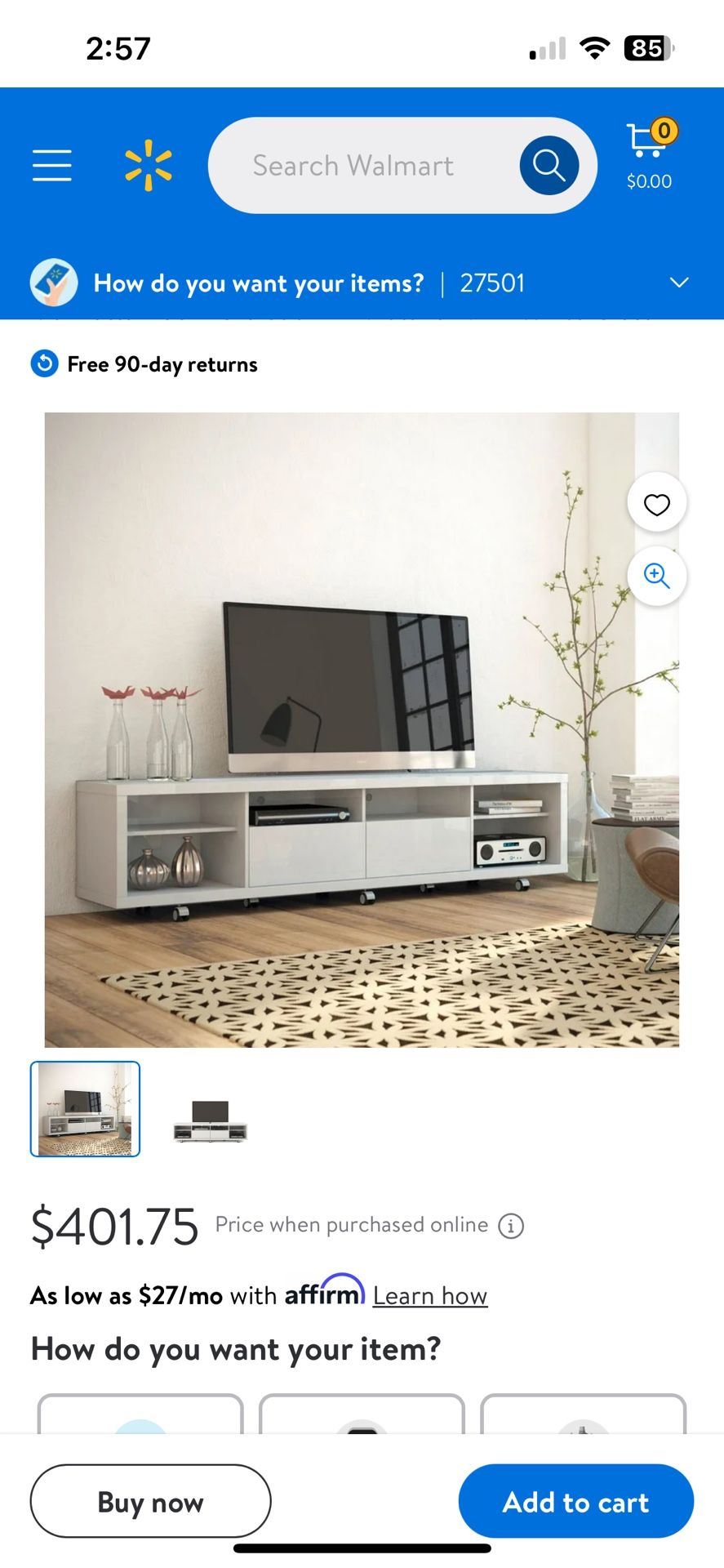 Manhattan TV Stand console
