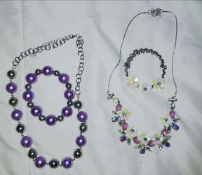 2 pc Necklace and Bracelet Set