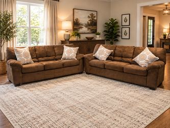 Very Comfy Couch Sofa Set ( delivery available, see details)