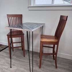 Sturdy Wooden Bar Chairs