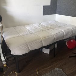 Twin Bed With Mattress 