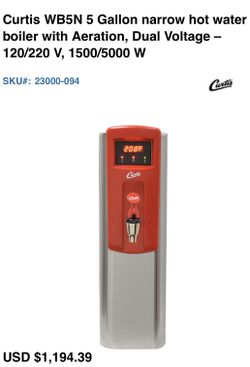 Curtis G3 Electric Hot Water Dispenser’s W Aerator