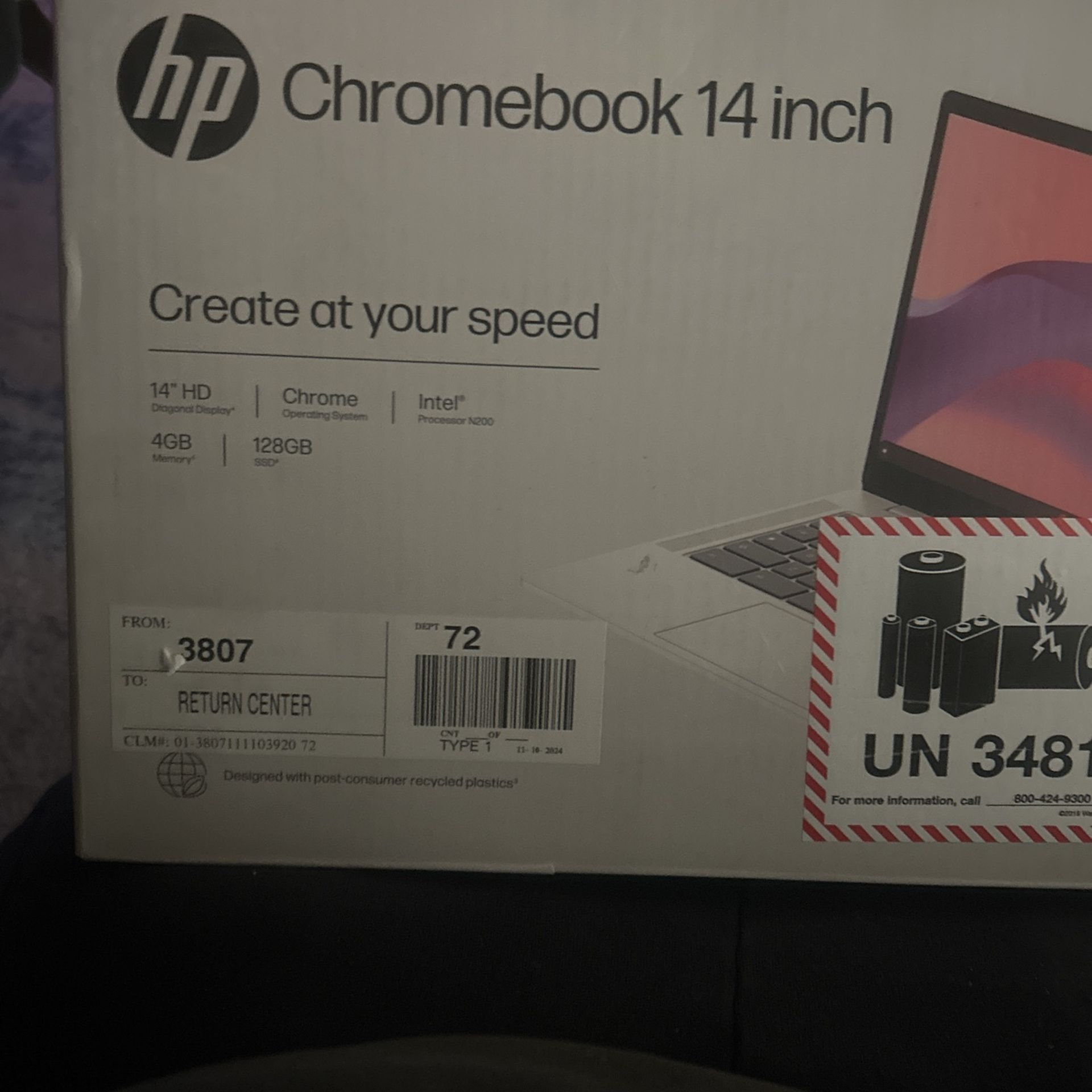 HP CHROMEBOOK 14”