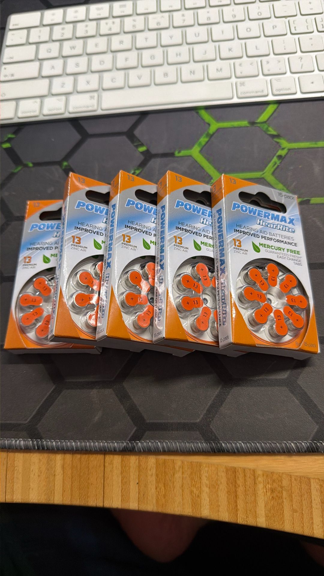 Hearing Aid Battery Size 13 Count 80