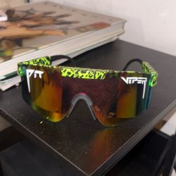 Pit Viper Green Leopard Sunglasses