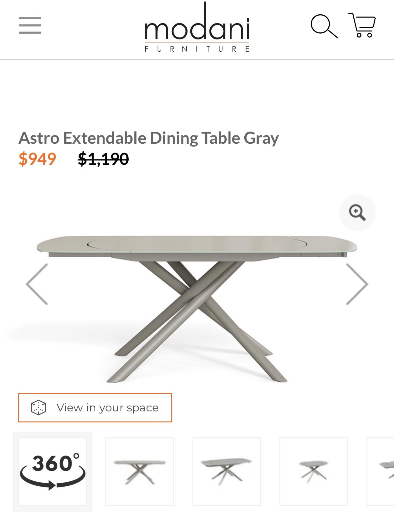 Astro Extendable Table