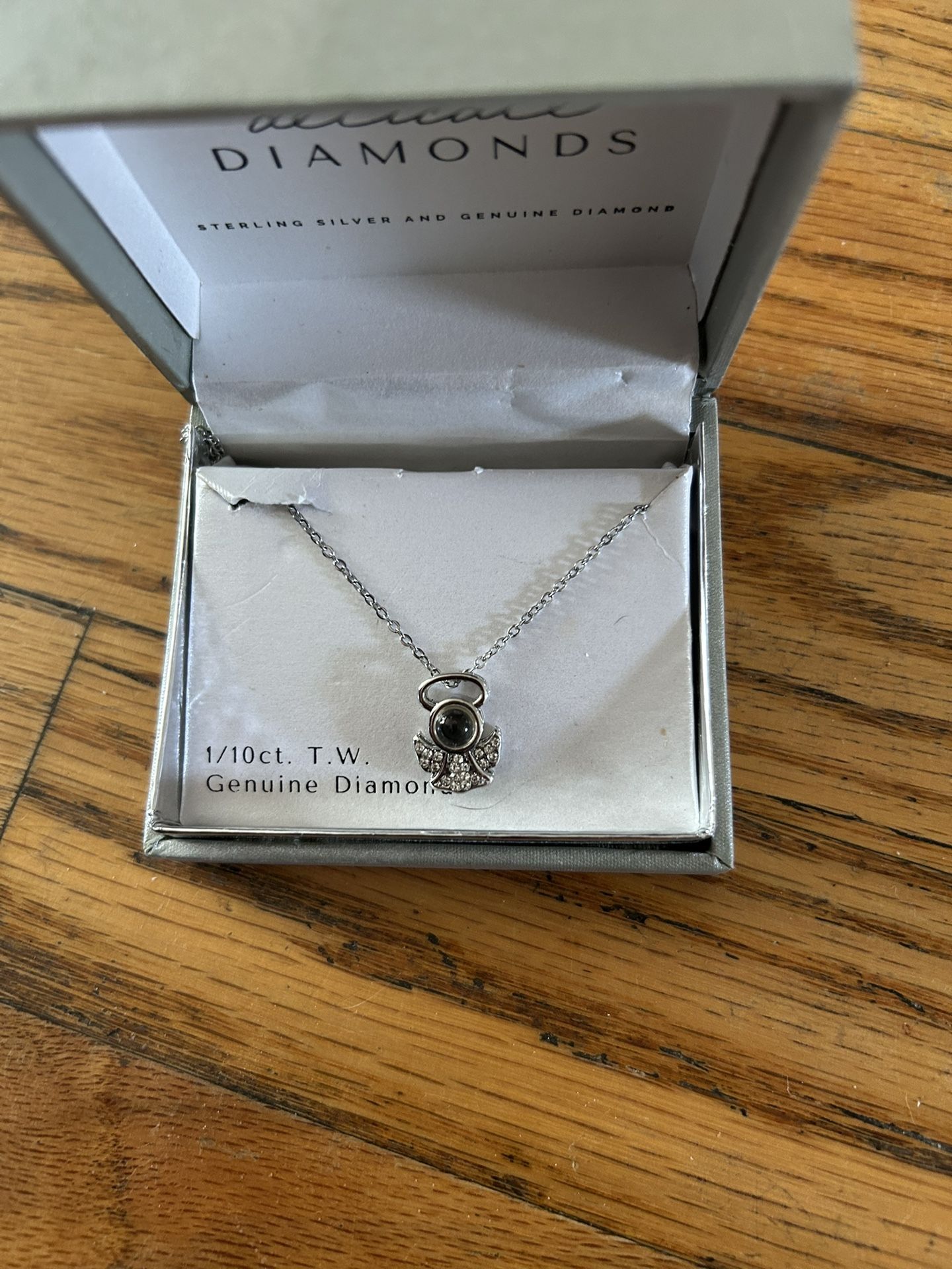 Beautiful Antique 50 Yrs Old Diamond Necklace With Amythyst Stone 