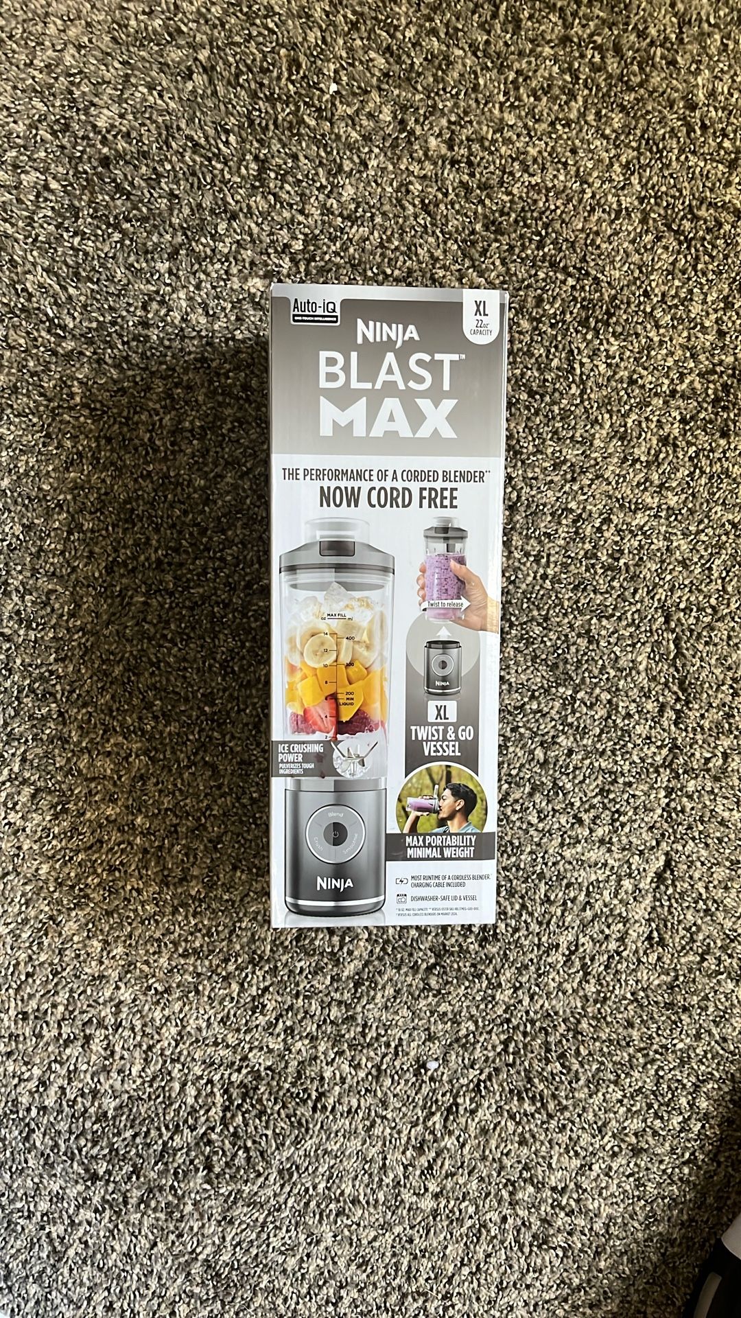 New Ninja Blast Max Cord Free Blender