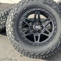 BLACK OR GOLD NEW Wheels 17” Rims Tires Toyota Tacoma 4Runner FJ Cruiser GX460 GX Lexus GX470 Tundra FJCruiser Sequoia 17 Inch AWD Truck Set 