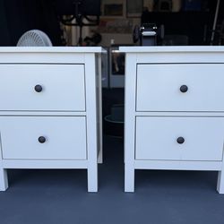 IKEA HEMNES side tables nightstand
