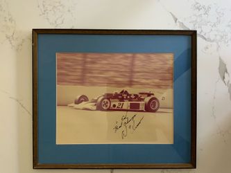 Indycar 21 Photo Autographed by Al Uncer Sr.