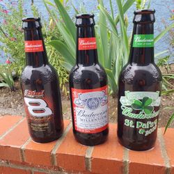 Vintage BUDWISER bottles 