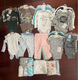 Brand new baby boy clothes