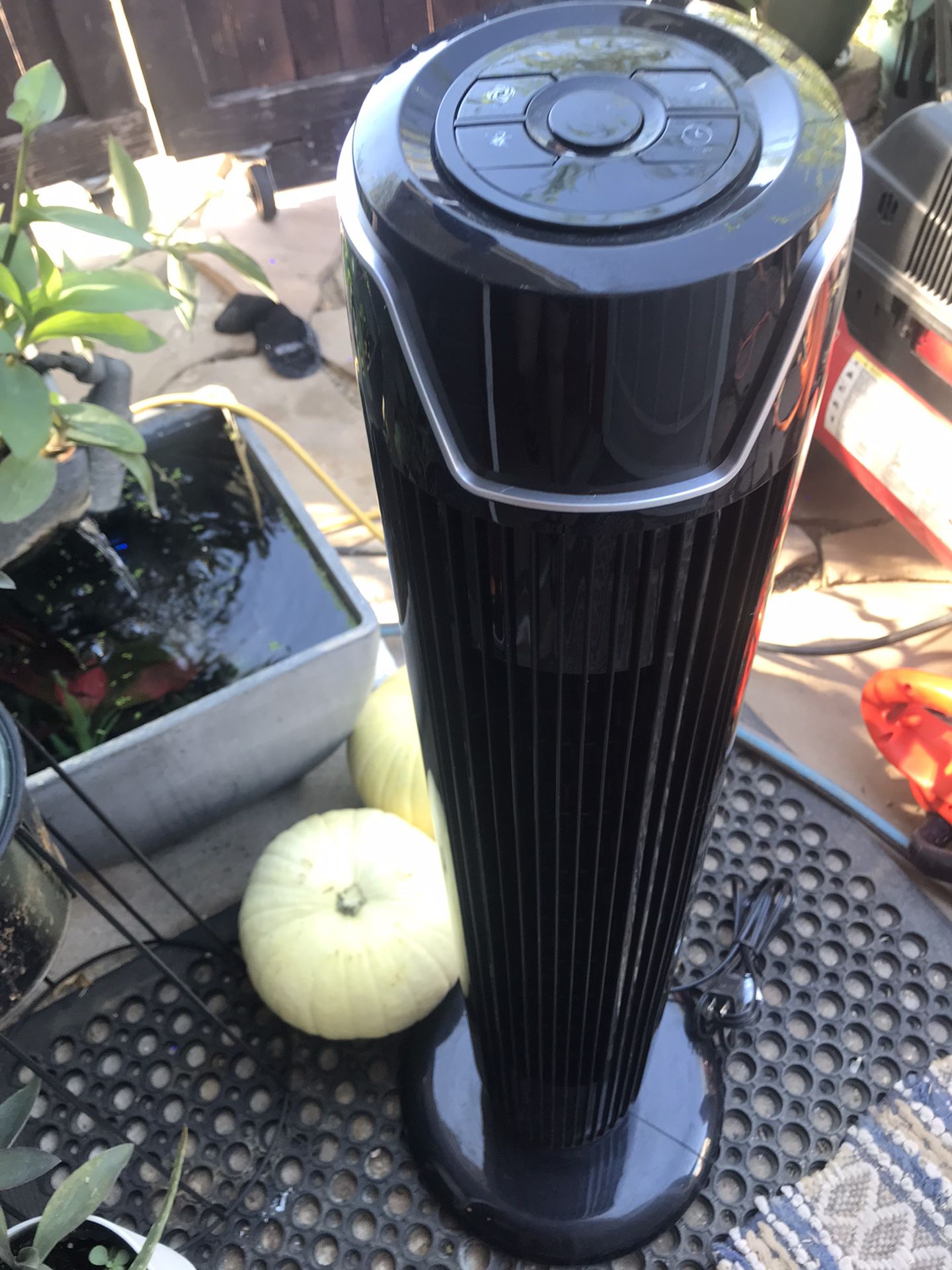 Perfect condition black tower fan