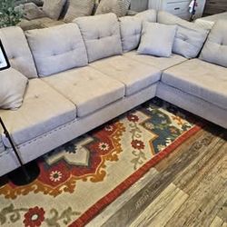 Beige Color Sectional Sofa