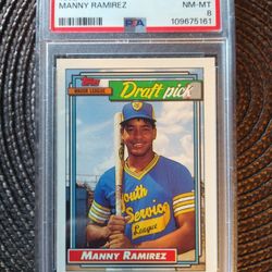 1992 Topps ⚾ Baseball Card - Manny Ramirez #156 NM-MT PSA 8