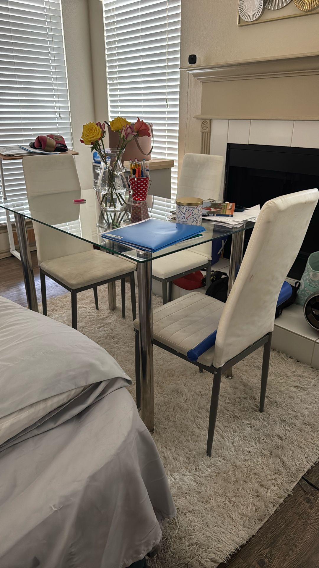 Dining Room 4 Chair White