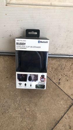 Sound logic “ Buddy” wireless clip on speaker with Carabiner