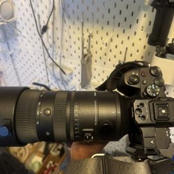 Sony A7iv W/ Cage + Sigma 80-200 F.2.8