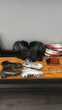Youth football Gear Pads / Cleats / Visors