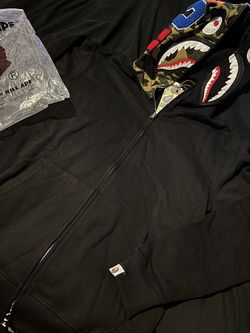 Half camo Bape hoodie