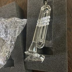 Sorelle Crystal Trumpet Figurine 