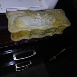 Vintage hand carved box