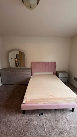 Free Full Size Bed Dresser and Nightstand