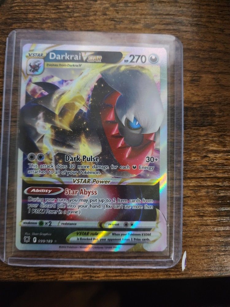 Pokemon Card Darkrai 099/189