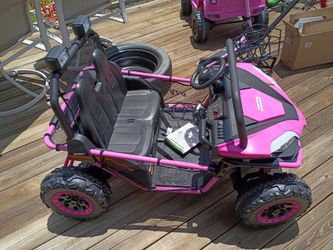 Pink Kids Electric Ride-On UTV Sport