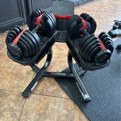 BowFlex - SelectTech 552 Adjustable Dumbbells With Stand