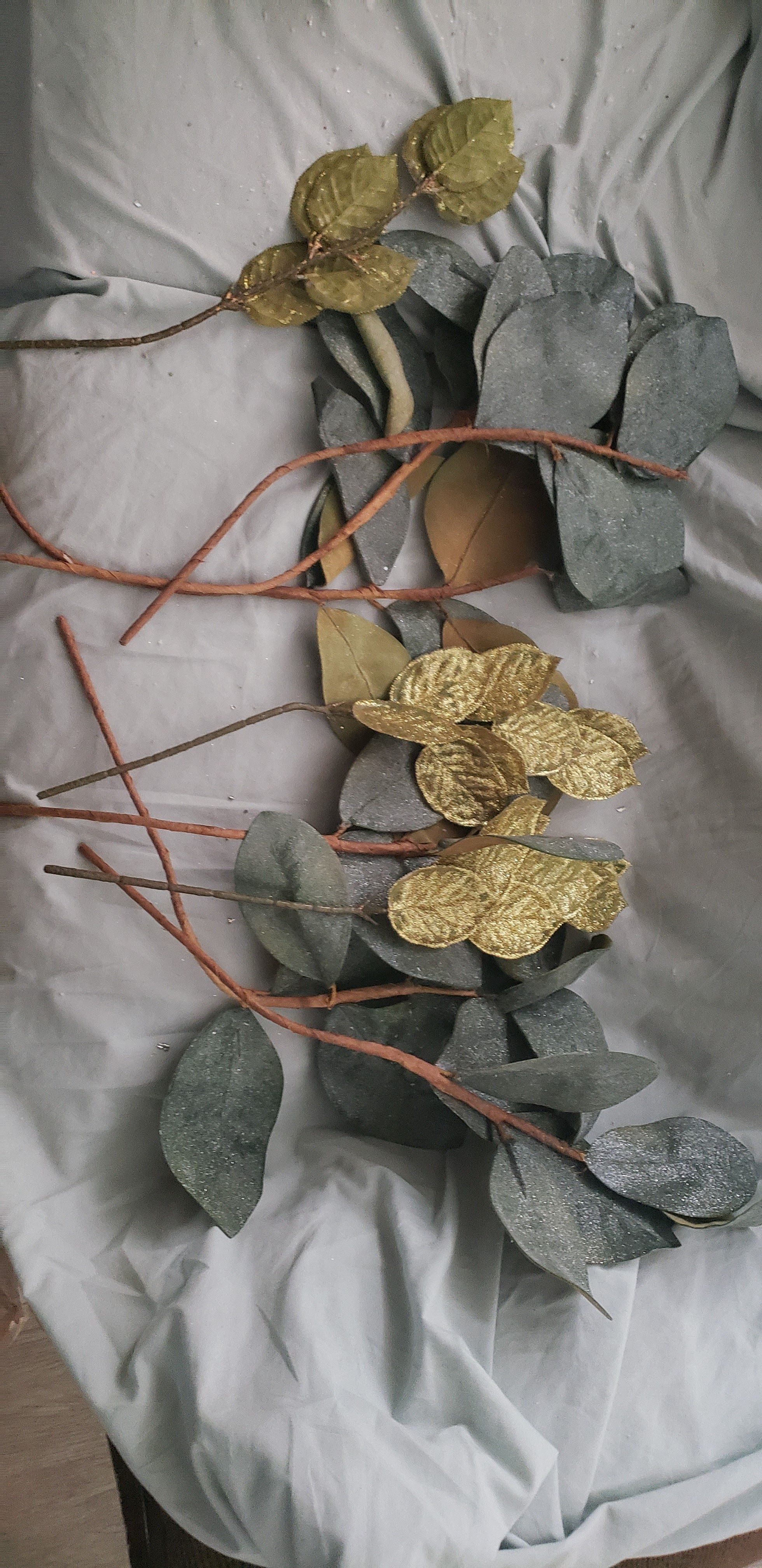 the trees on the golden road