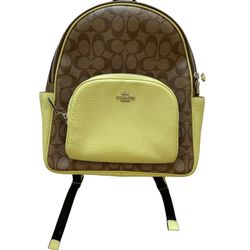 Coach Leather Backpack 