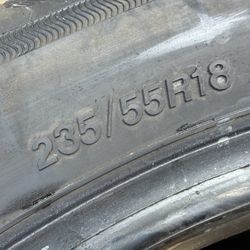 235/55/18 Bridgestone Tire (1 Only) Like New $80.00’